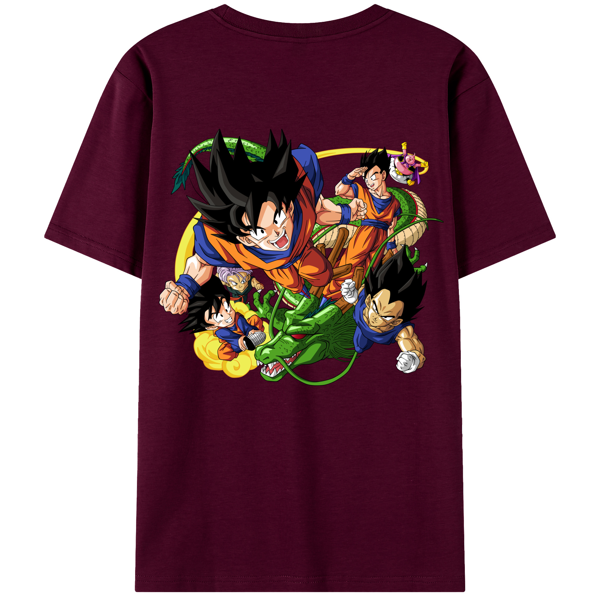 （画像用） ドラゴンボール DRAGON BALL レディース半袖Tシャツ(バックプリント)